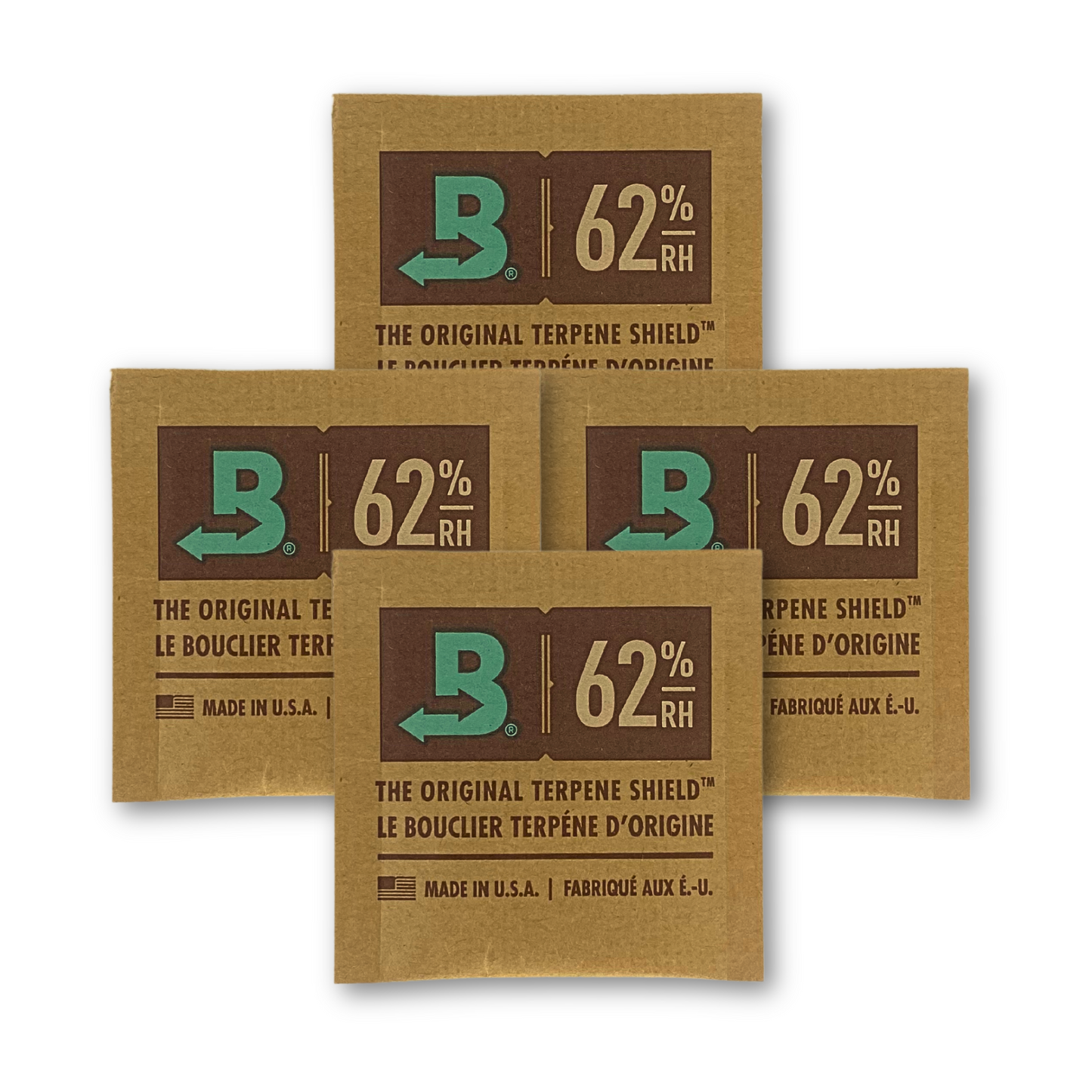 4x Boveda Terp Shield 62% Größe 4